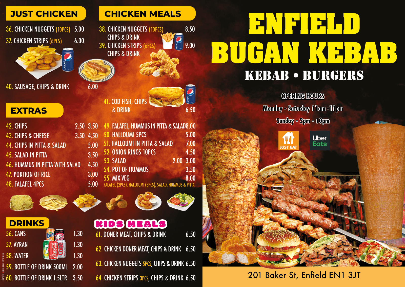 Photo of Enfield Bugan Kebab - 201 Baker St, London EN1 3JT